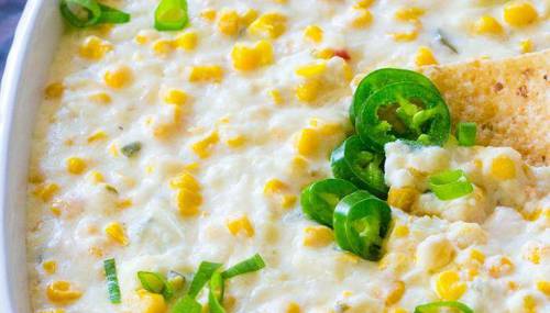 Creamy Jalapeno Corn Dip Featured